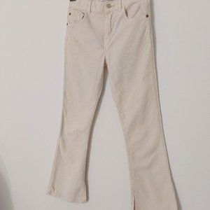ZARA size 13-14 beige velvet jeans